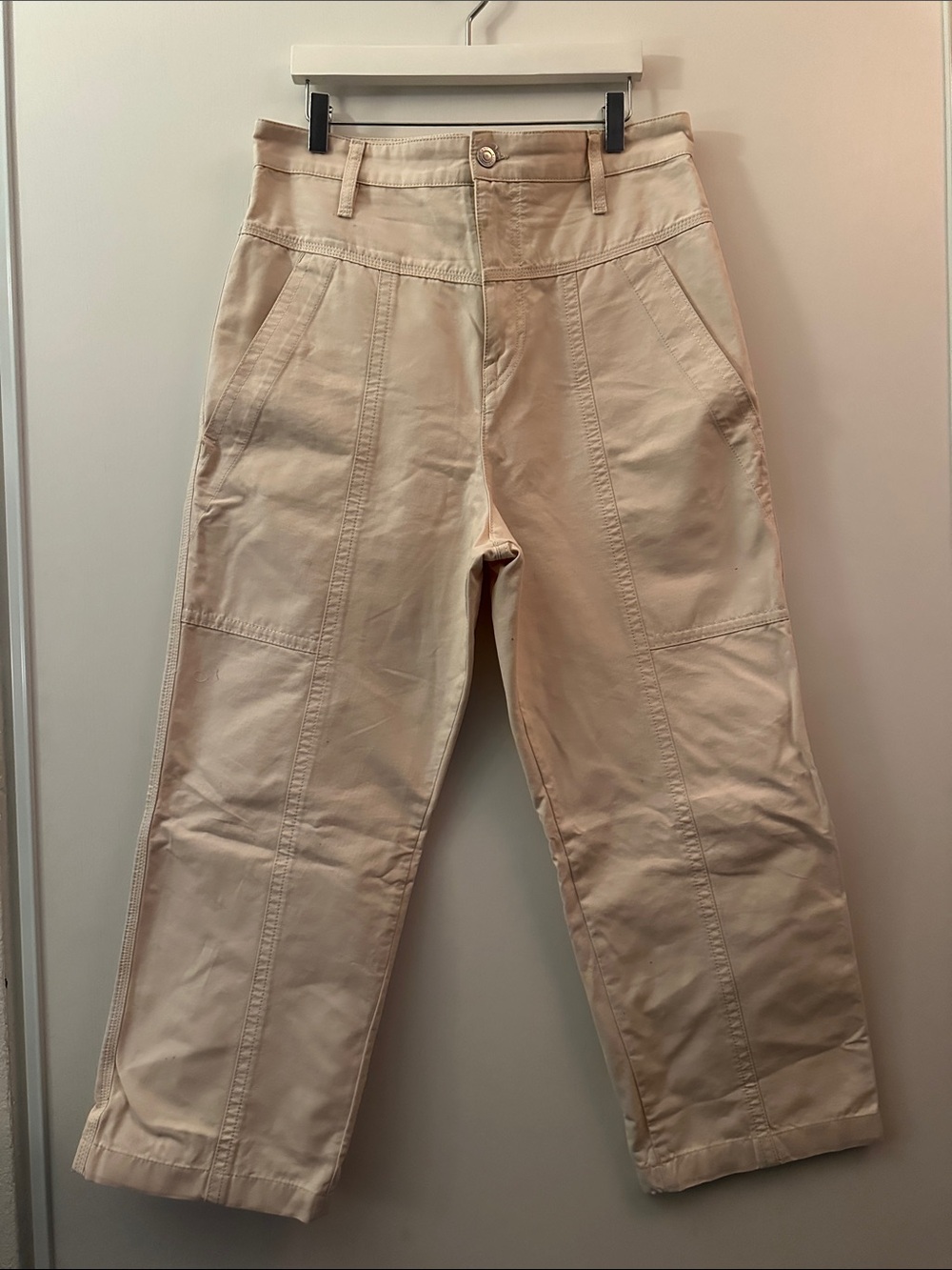 ISABEL MARANT | Diane Cream High-Rise Pants - Picture 2 of 9